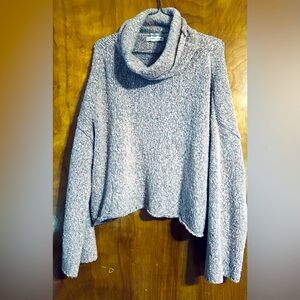 Cozy Gray Turtleneck Sweater